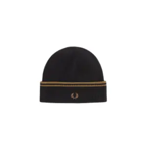Double ribbed merino wool beanie Fred Perry