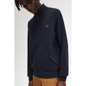 Kurtka dresowa z kołnierzem zapinanym na guziki Fred Perry image-4
