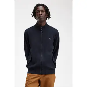 Kurtka dresowa z kołnierzem zapinanym na guziki Fred Perry image-2