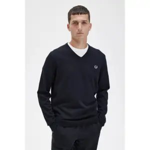 Jersey de cuello en V Fred Perry Classic image-2