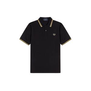 fpm12-157-polo-fred-perry-twin-tipped-zwart-champagne