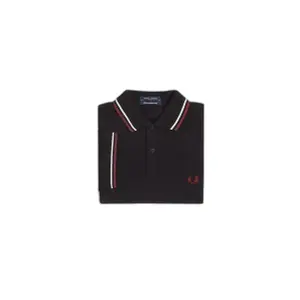 fpm12-t29-polo-mit-doppeltem-piping-fred-perry-noir-ecru-rouge-fonce