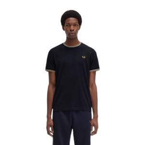 fpm1588-w53-t-shirt-with-double-piping-fred-perry-bleu-marine-ecru-nid-d-abeille
