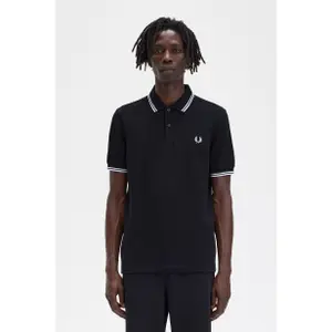 Polo shirt with double piping Fred Perry image-3
