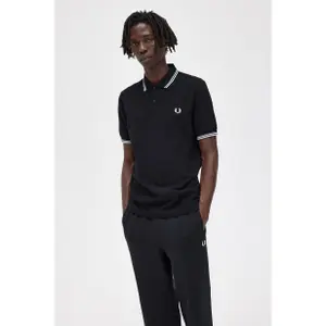 Polo shirt with double piping Fred Perry image-6