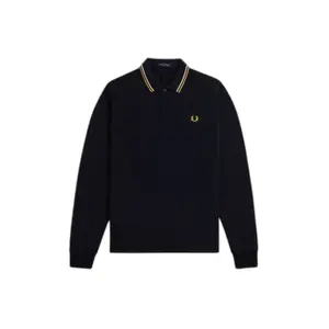 fpm3636-w53-polo-mit-langen-armeln-und-doppeltem-streifen-fred-perry-w53-navy-ecru-honeycomb
