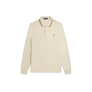 Pólo de manga comprida e trespassado Fred Perry image-0