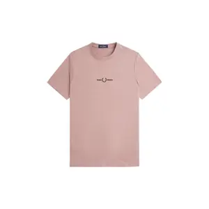fpm4580-s52-t-shirt-fred-perry-emboidered-rose-fonce