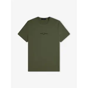 fpm4580-w19-t-shirt-fred-perry-embroidered-vert