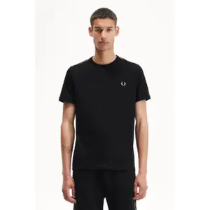 T-Shirt mit Kontraststreifen Fred Perry image-1