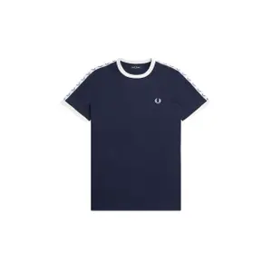 fpm4620-266-t-shirt-mit-kontrastfarbenen-bundchen-und-streifen-fred-perry-266-carbon-blue