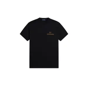 T-shirt with jersey pockets Fred Perry Loopback image-0