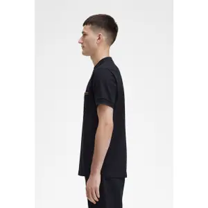 T-shirt with jersey pockets Fred Perry Loopback image-3