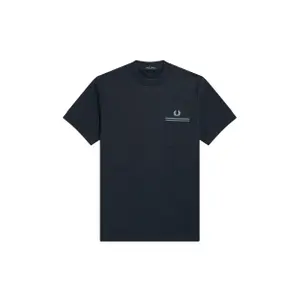 T-shirt with jersey pockets Fred Perry Loopback image-0