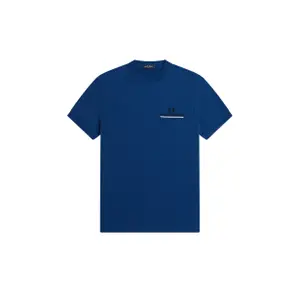 T-shirt with jersey pockets Fred Perry Loopback image-0