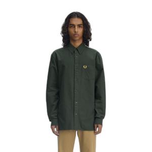 fpm5516-x89-camisa-fred-perry-oxford-grama-verde