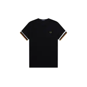 Piqué T-shirt with thick piping Fred Perry image-0