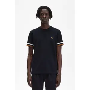 Piqué T-shirt with thick piping Fred Perry image-2