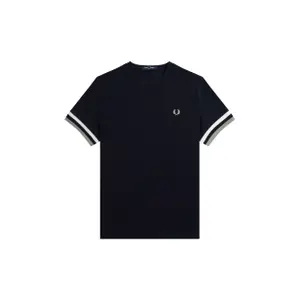 Piqué T-shirt with thick piping Fred Perry image-0