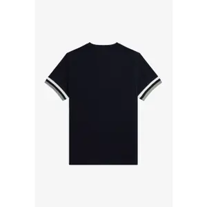 Piqué T-shirt with thick piping Fred Perry image-1