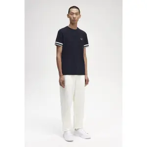 Piqué T-shirt with thick piping Fred Perry image-4