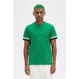 Piqué T-shirt with thick piping Fred Perry image-2