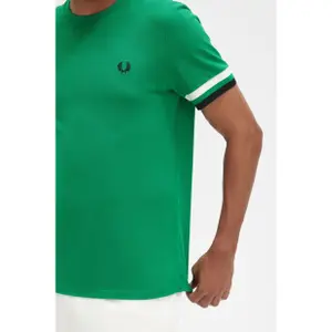 Piqué T-shirt with thick piping Fred Perry image-5