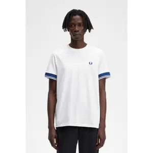 T-shirt Fred Perry Contrast Cuff image-2