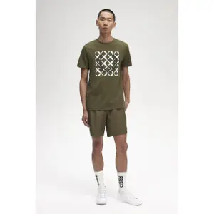 T-shirt Fred Perry Cross Stitch Printed image-4