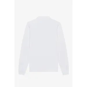 Einfarbiges Poloshirt mit langen Ärmeln Fred Perry image-3