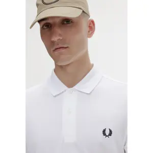 Einfarbiges Poloshirt mit langen Ärmeln Fred Perry image-6