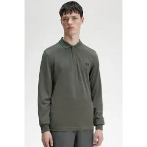 Long sleeve polo shirt Fred Perry image-4