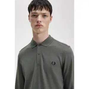 Long sleeve polo shirt Fred Perry image-6