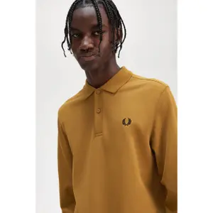 Camisa pólo de manga comprida Fred Perry image-5