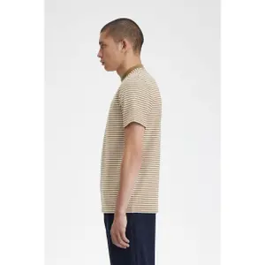 T-shirt Fred Perry Fine Stripe Heavy Weight image-3