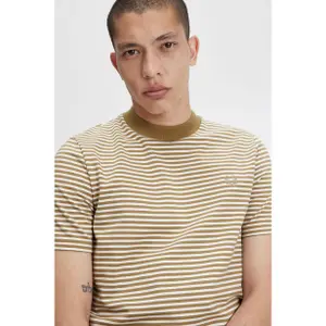T-shirt Fred Perry Fine Stripe Heavy Weight image-4