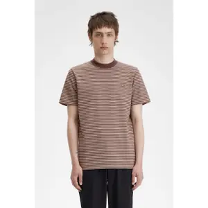 T-shirt Fred Perry Fine Stripe Heavy Weight image-1