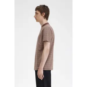 T-shirt Fred Perry Fine Stripe Heavy Weight image-4
