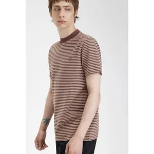 T-shirt Fred Perry Fine Stripe Heavy Weight image-2