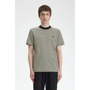 T-shirt Fred Perry Fine Stripe Heavy Weight image-2