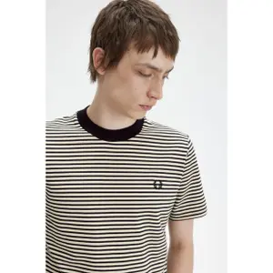 T-shirt Fred Perry Fine Stripe Heavy Weight image-5