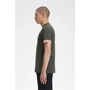 T-shirt Fred Perry Striped Cuff image-3