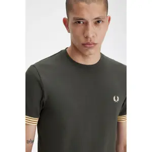 T-shirt Fred Perry Striped Cuff image-4