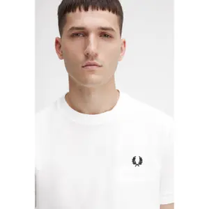 Piqué T-shirt with pocket Fred Perry image-4
