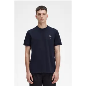 Piqué T-shirt with pocket Fred Perry image-1