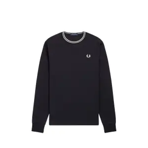Koszulka z długim rękawem Fred Perry Twin Tipped image-0