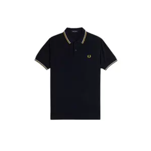 fpmm3600-w53-polo-double-lisere-fred-perry-w53-navy-ecru-honeycomb