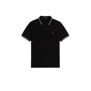 fpmm3600-w54-polo-double-lisere-fred-perry-w54-black-ecru-laurel-wre