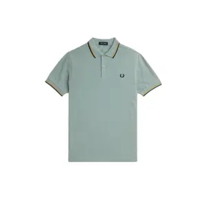 Polo com dupla listra Fred Perry image-0