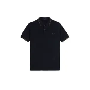Polo with double piping Fred Perry image-0